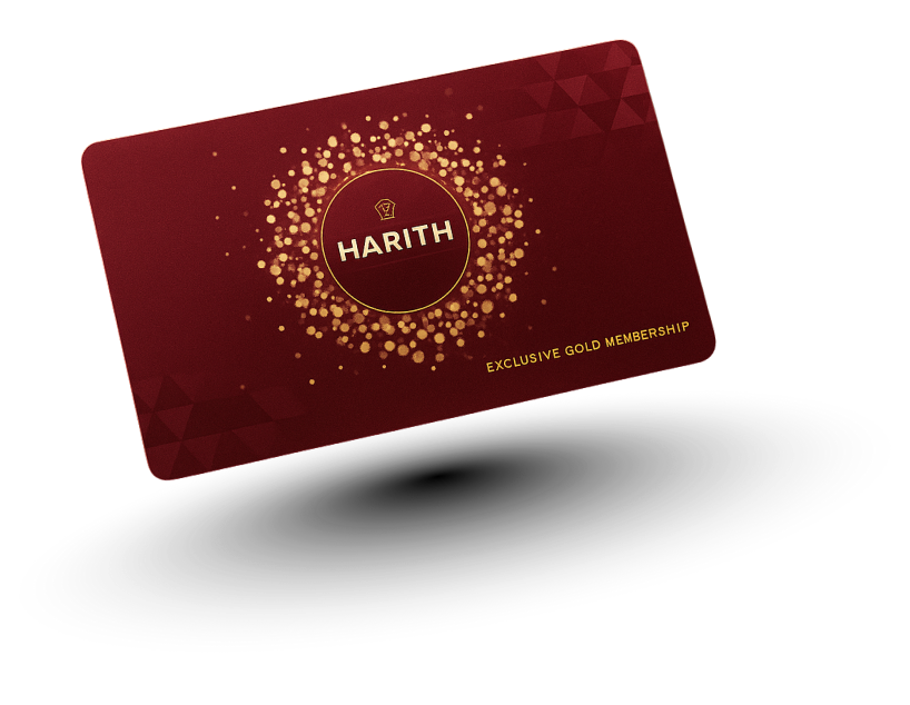 Exclusive Gold Membership Card